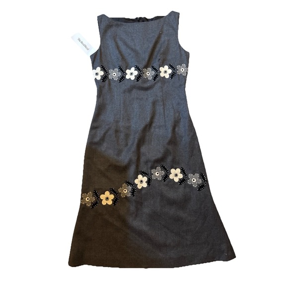 Moschino Dresses & Skirts - Moschino Women's Floral Dress Size 40 Gray